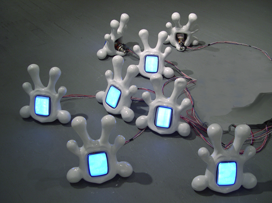 Installation of War Bunnies